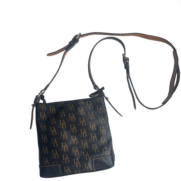 Dooney & Bourke Signature DB Logo Crossbody - Picture 2 of 12